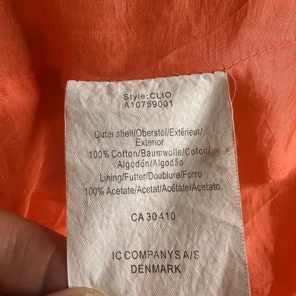 Jackpot 100% cotton lined Floral Pink Women's Jacket size 4 women’s - Picture 9 of 10